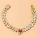 Women’s Anklet Heart Pendant - ICEKNG