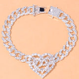 Women’s Anklet Heart Pendant - ICEKNG
