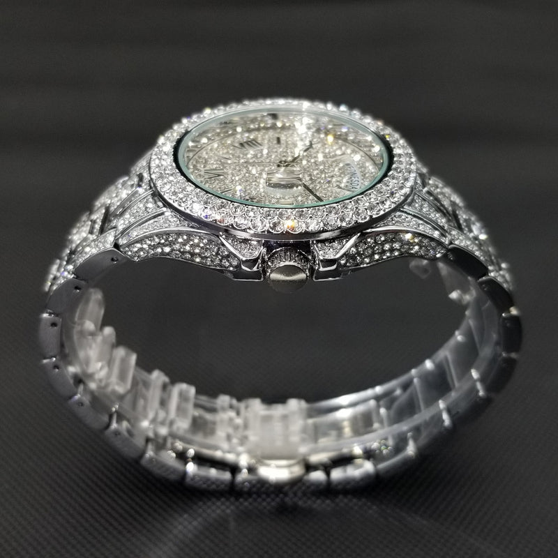 Iced Out Baguette Cut Watch - ICEKNG