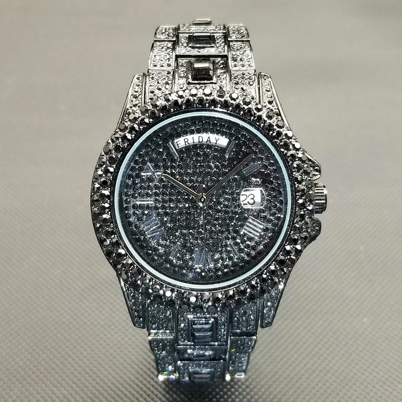 Iced Out Baguette Cut Watch - ICEKNG