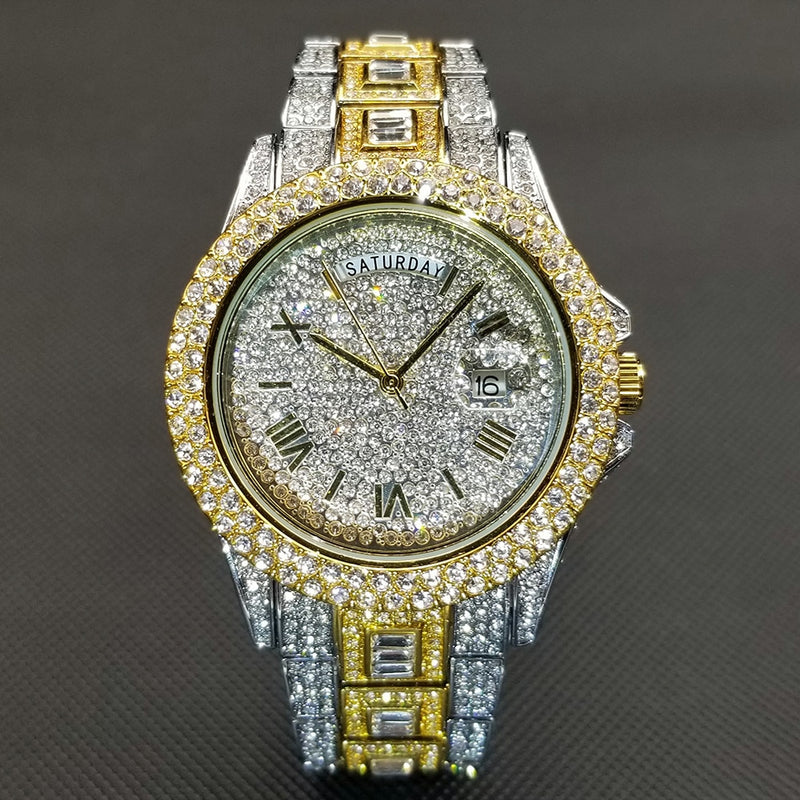 Iced Out Baguette Cut Watch - ICEKNG