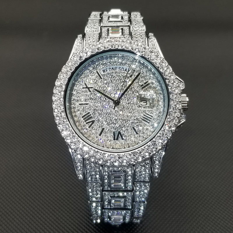 Iced Out Baguette Cut Watch - ICEKNG
