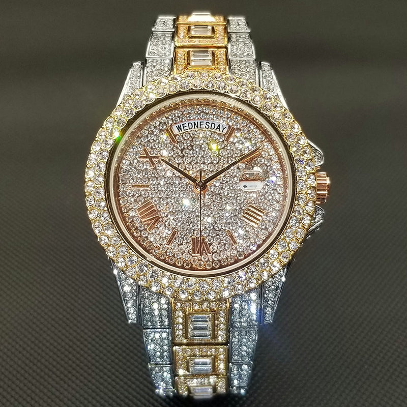 Iced Out Baguette Cut Watch - ICEKNG
