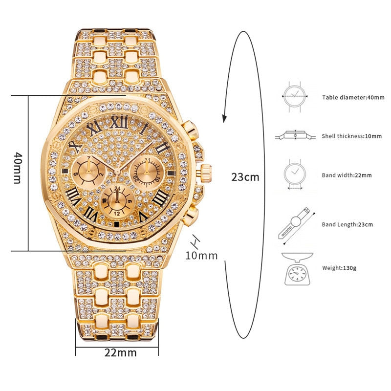 Diplomatic Immunity Round Face Watch - ICEKNG
