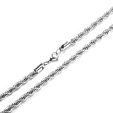 Rope Necklace in Yellow Gold - ICEKNG
