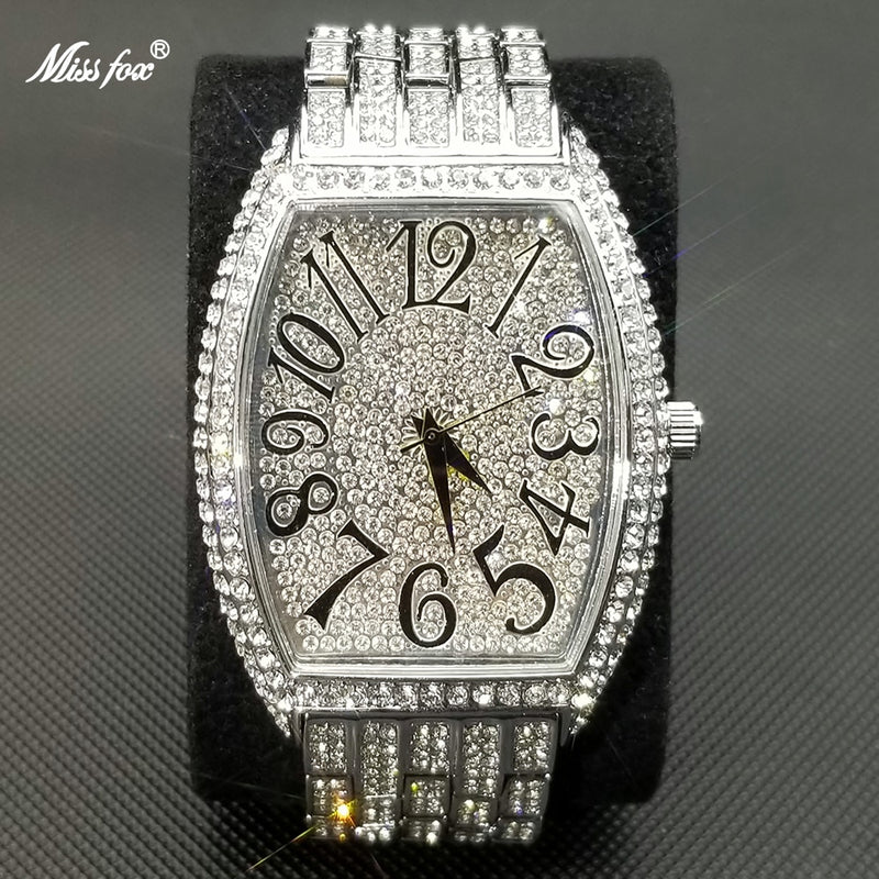 Blanco Rectangle Face Watch - ICEKNG