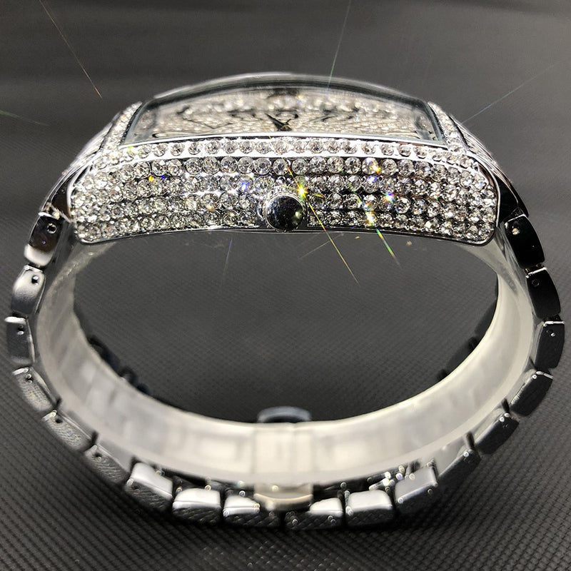 Blanco Rectangle Face Watch - ICEKNG
