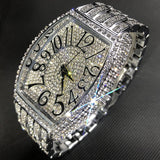 Blanco Rectangle Face Watch - ICEKNG