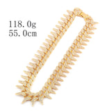 Spiked Cuban Link Chain - ICEKNG