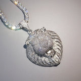 Iced Out Lion Pendant - ICEKNG