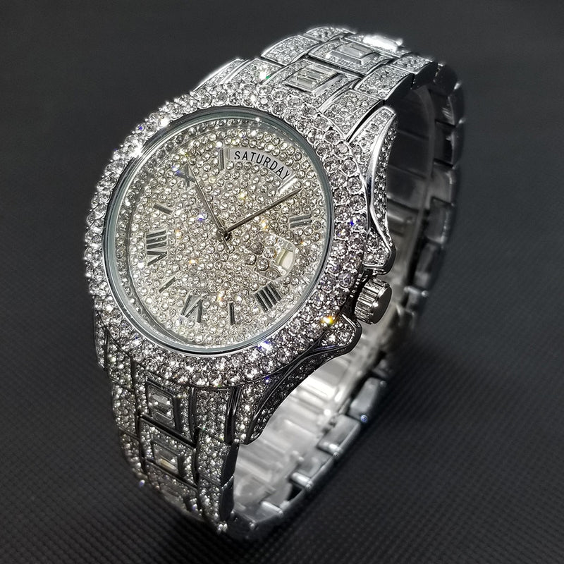 Iced Out Baguette Cut Watch - ICEKNG