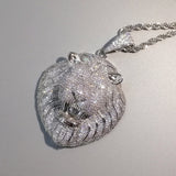 Iced Out Lion Pendant - ICEKNG