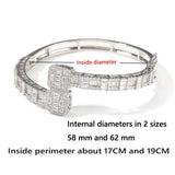 Women’s Iced Out Square Charm Bracelet - ICEKNG