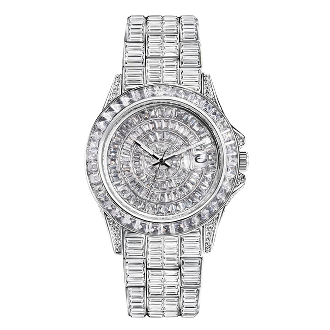 Fully Iced Round Bezel Men's Watch - ICEKNG