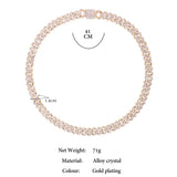 Diamond Cuban Link Chain in White Gold - ICEKNG