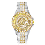 Fully Iced Round Bezel Men's Watch - ICEKNG