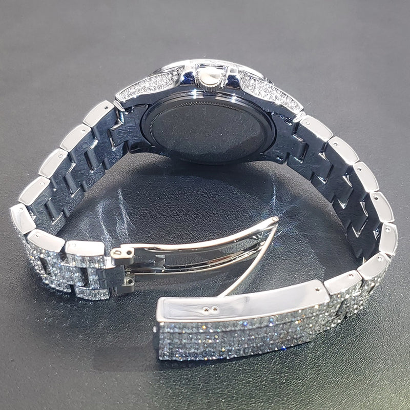 Fully Iced Round Bezel Men's Watch - ICEKNG