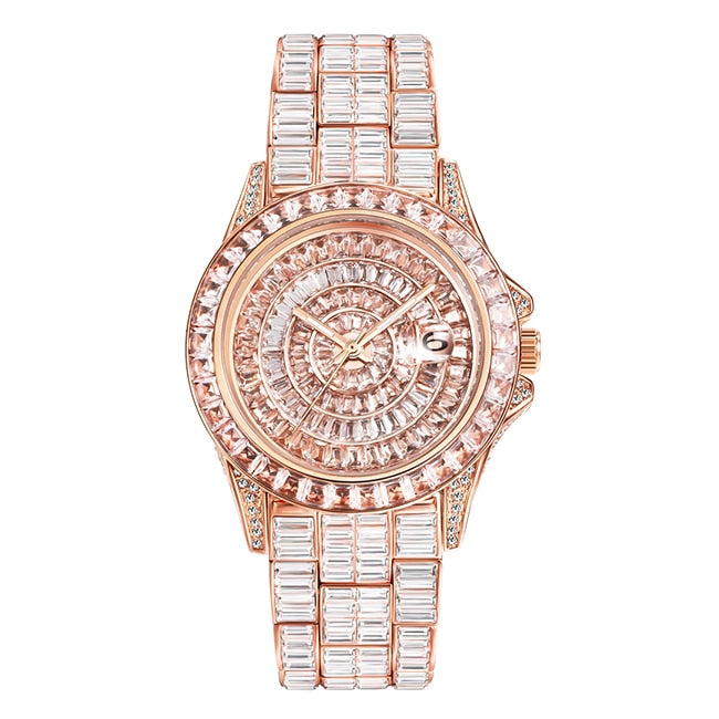 Fully Iced Round Bezel Men's Watch - ICEKNG
