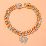 Women’s Anklet Heart Pendant - ICEKNG