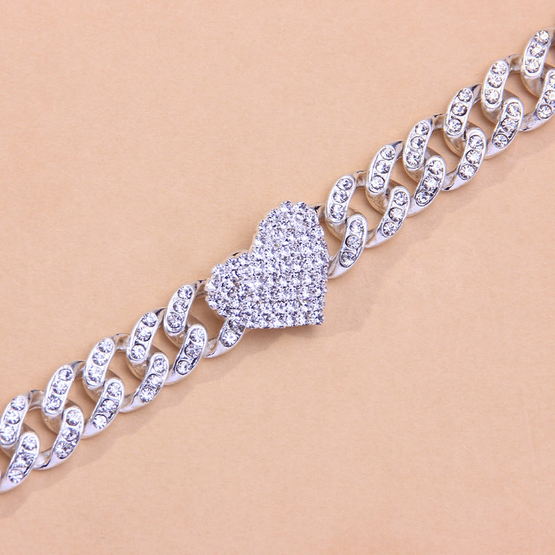 Women’s Anklet Heart Pendant - ICEKNG