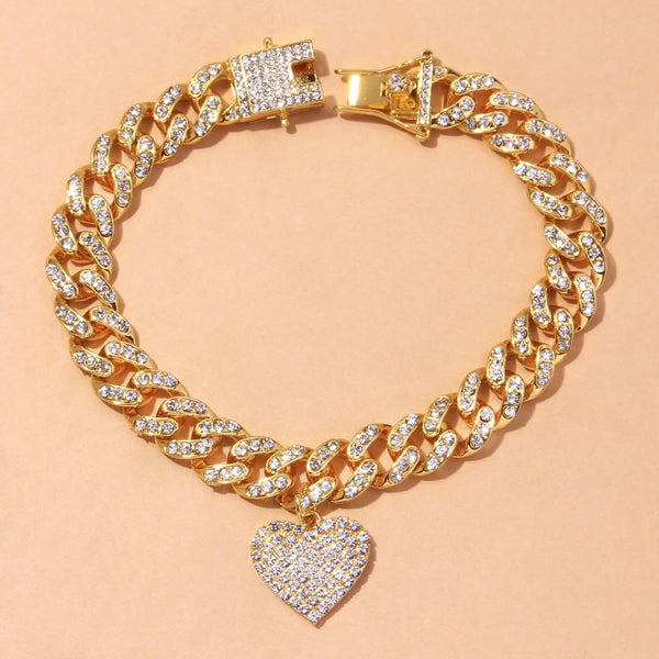Diamond Cuban Link Anklet - ICEKNG