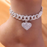 Diamond Cuban Link Anklet - ICEKNG