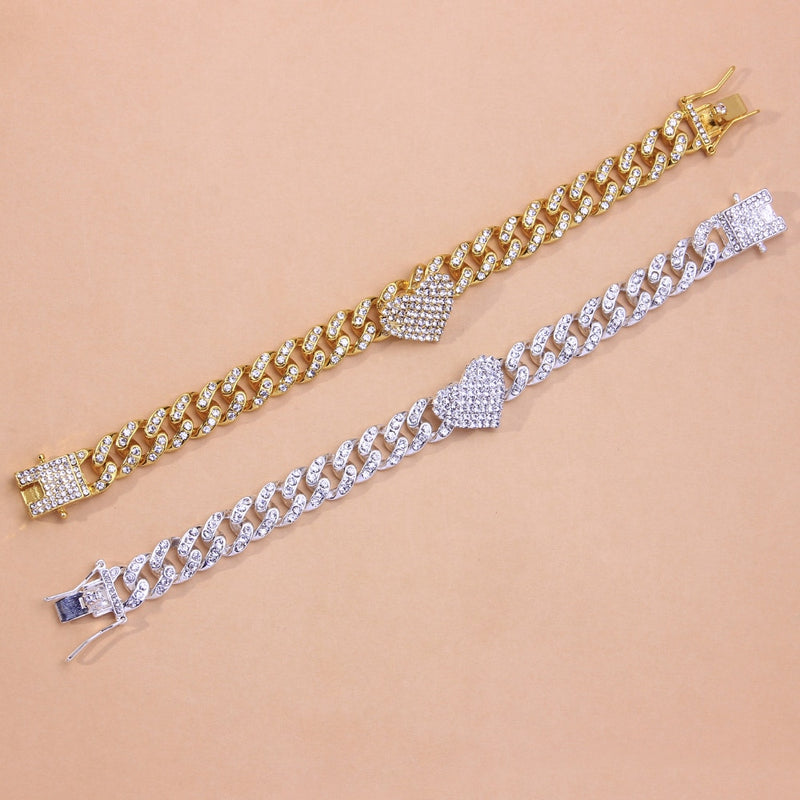 Women’s Anklet Heart Pendant - ICEKNG