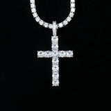 Diamond Cross in White Gold - ICEKNG