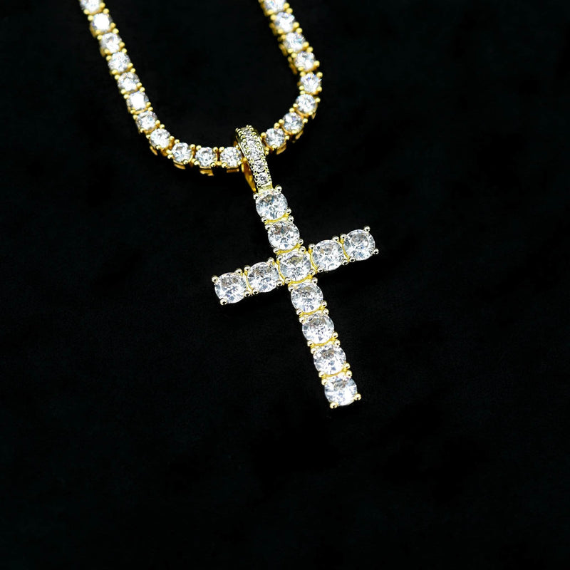 Diamond Cross in White Gold - ICEKNG